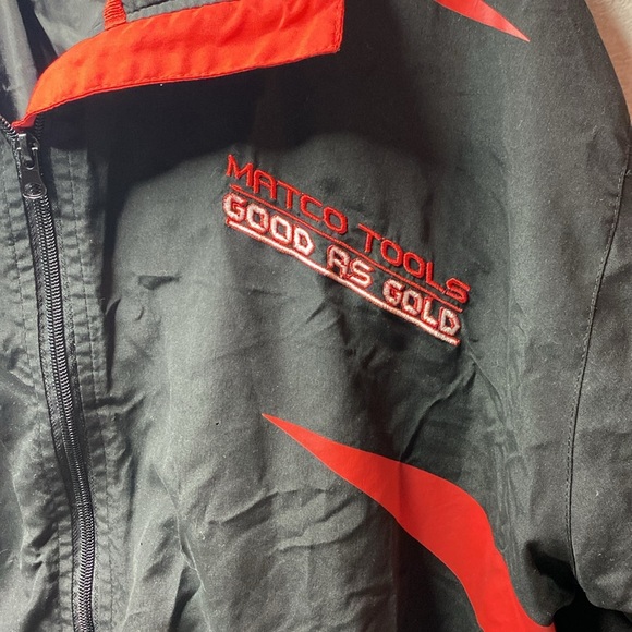 Matco Tools black and red full zip lightweight jacket size extra large - Picture 3 of 5